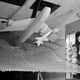 Engineers at NASA’s Langley Research Center use a 1/20 scale model of the B-52 and X-15 to test the release characteristics of the rocket plane (NASA)